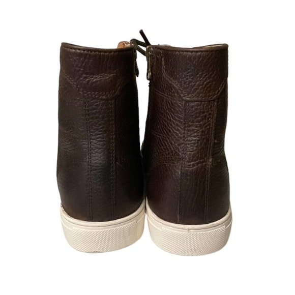 Crown Vintage NEW Brown Waco Sherpa Side Zip Lace Up Sneaker Boot Men's 10 - Picture 5 of 9